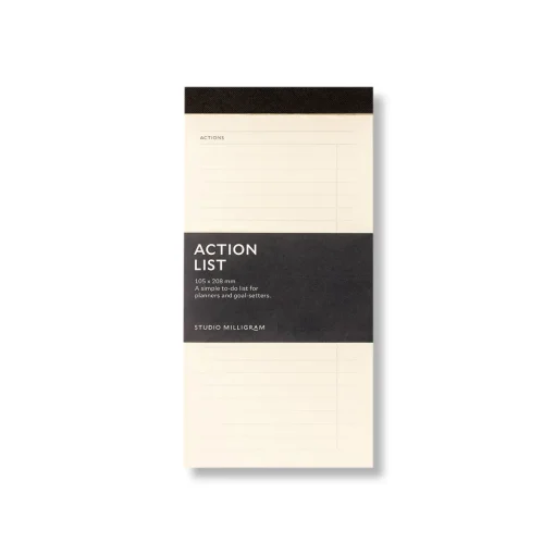 Action List Desk Pad