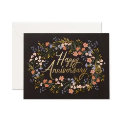Anniversary Wreath Greeting Card