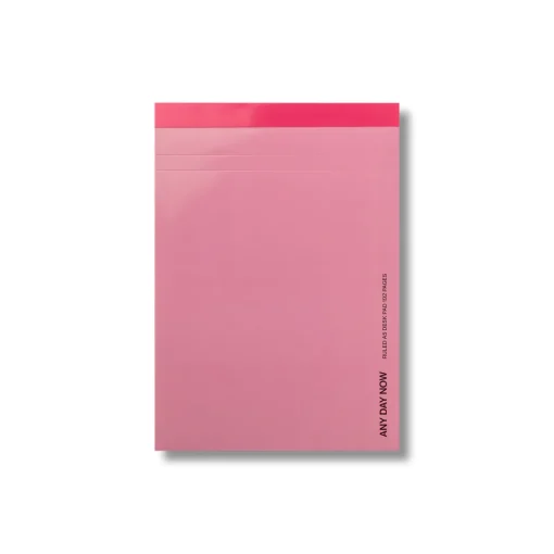 Any Day Desk Pad Ruled A5