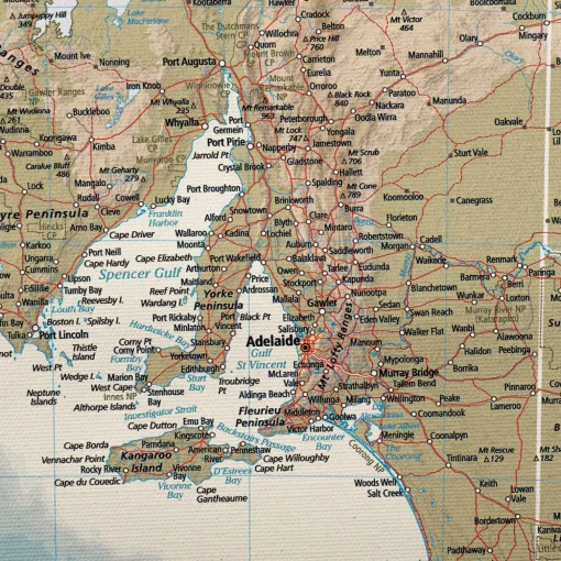 Australia Wall Map