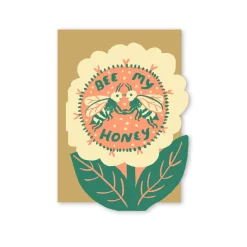Bee My Honey Greeting Card