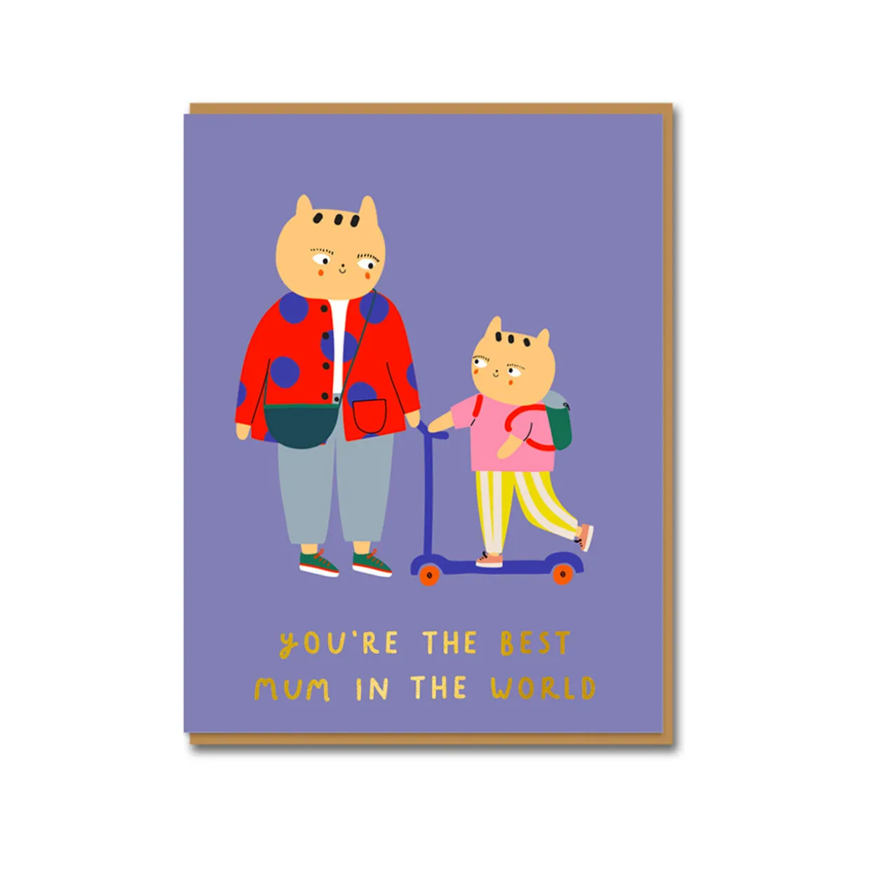 Best Mum in the World Greeting Card