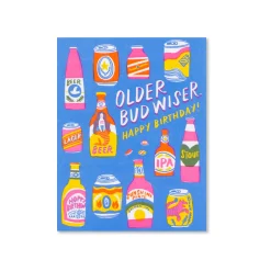 Bud Wiser Birthday Greeting Card