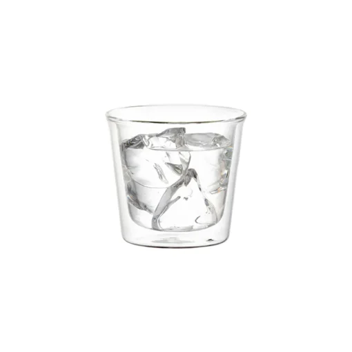 Cast Double Wall Rock Glass