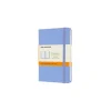Classic Pocket Hard Cover Notebook Ruled Hydrangea Blue