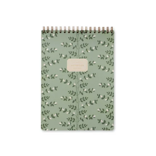 Climbing Vines Top Spiral Notebook Large