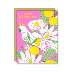 Cockatoo Mother's Day Greeting Card