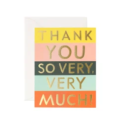 Colour Block Thank You