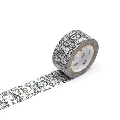 Cup Of Therapy Animals Washi Tape Single Roll