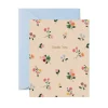 Ditsy Dahlia Thank You Greeting Card