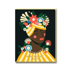 Flower Girl Birthday Greeting Card