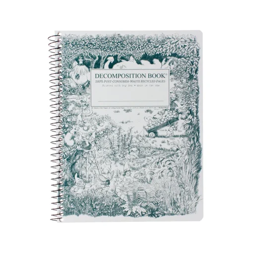Gardening Gnomes Large Spiral Notebook