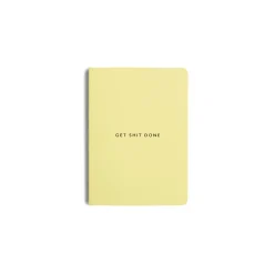 Get Shit Done Minimal Notebook A6
