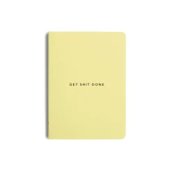 Get Shit Done Minimal Notebook A5