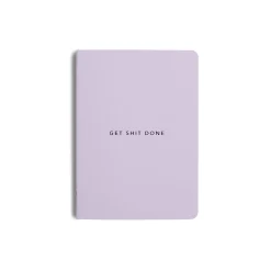 Get Shit Done Minimal Notebook A5