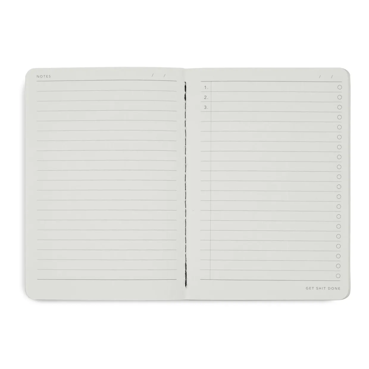 Get Shit Done Minimal Notebook A5