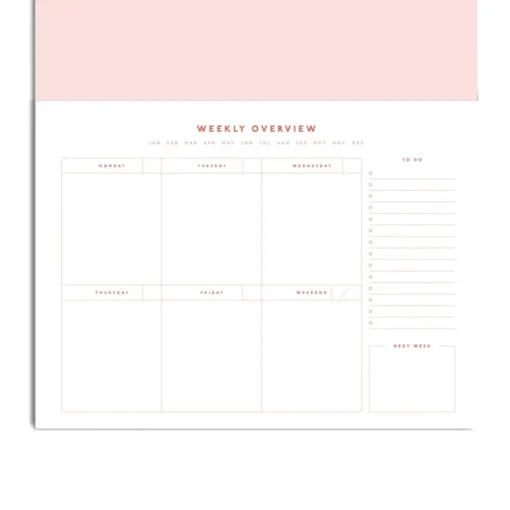 Growth Weekly Desk Planner A5