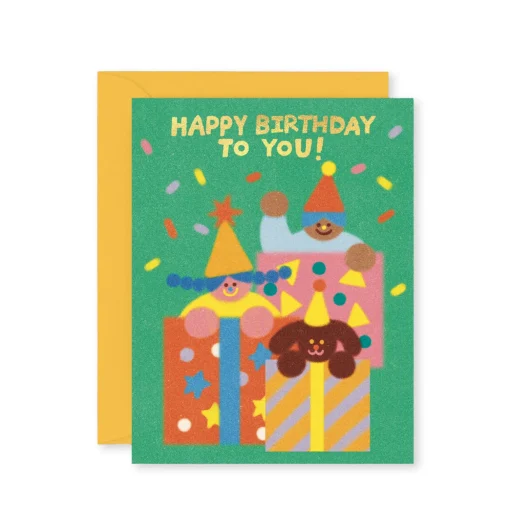 Happy Birthday to You Presents Greeting Card
