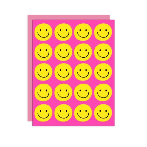 Happy Faces Greeting Card