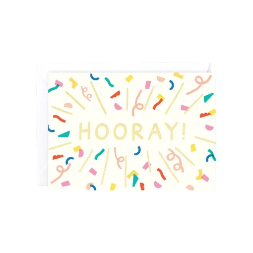 Hooray Greeting Card