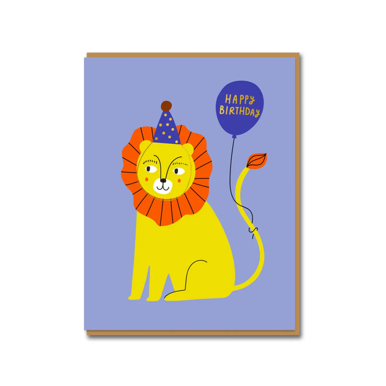Lion Birthday Greeting Card