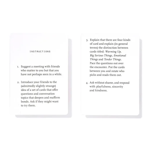 Meeting Friends Conversation Cards