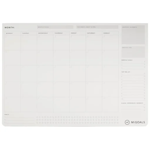 Monthly Desk Pad