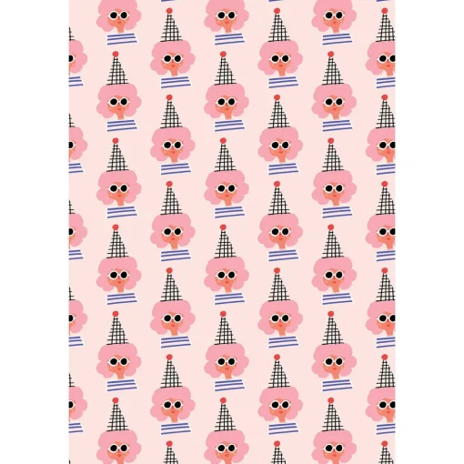 Party Girl Wrapping Sheet