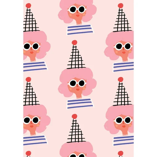 Party Girl Wrapping Sheet