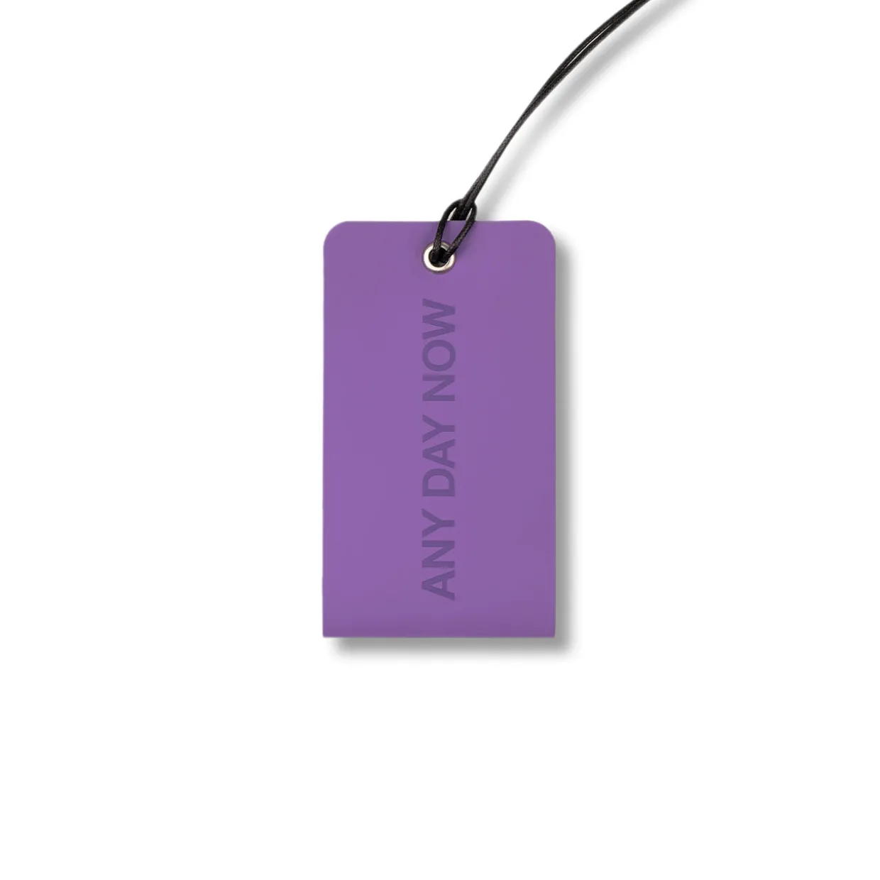 Recycled Leather Luggage Tag