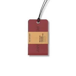Recycled Leather Luggage Tag