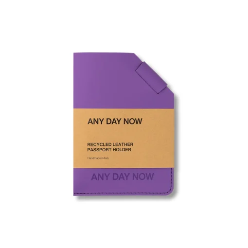 Recycled Leather Passport Holder