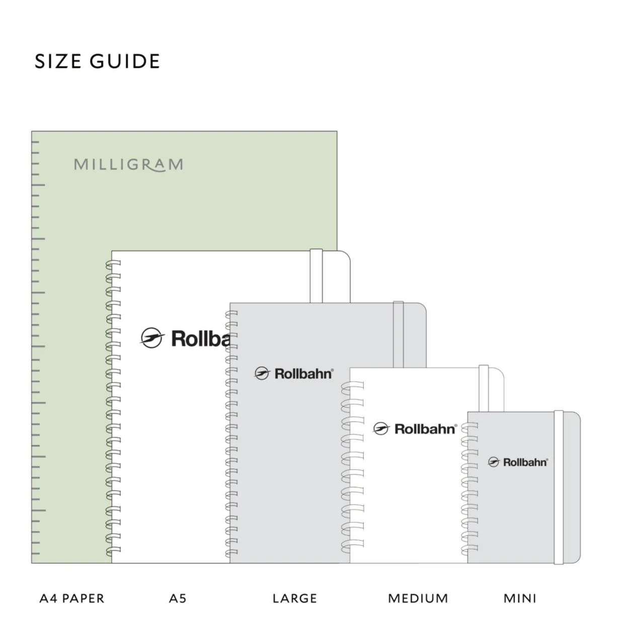 Rollbahn Large Spiral Notebook