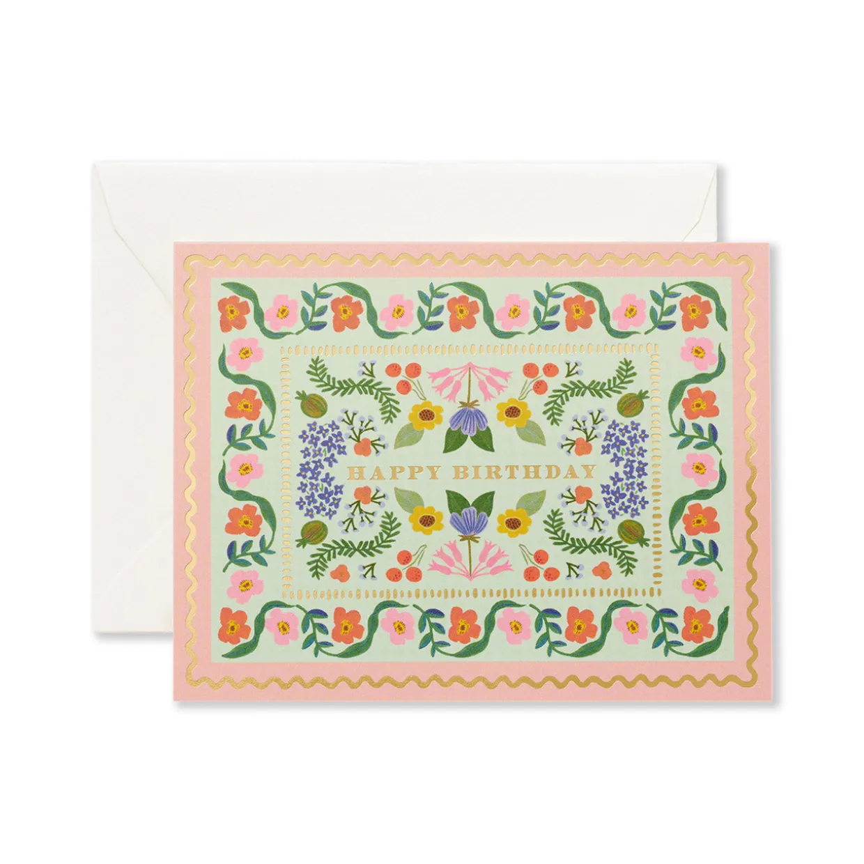 Sicily Garden Birthday Greeting Card