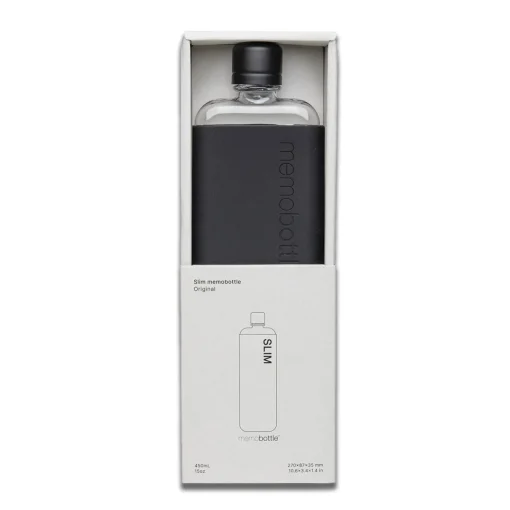Slim Drink Bottle with Black Sleeve Bundle