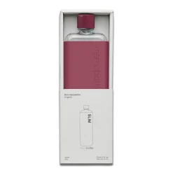 Slim Drink Bottle with Wild Plum Sleeve Bundle