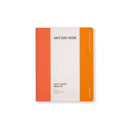 Soft Touch Notebooks Set of 2 Ruled A5 Cropped