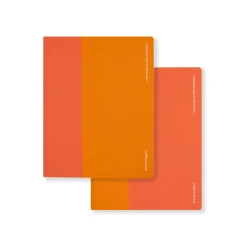 Soft Touch Notebooks Set of 2 Ruled A5 Cropped