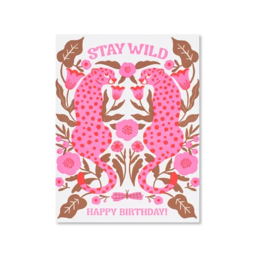 Stay Wild Birthday Greeting Card
