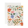 Strawberry Fields Cream Greeting Card