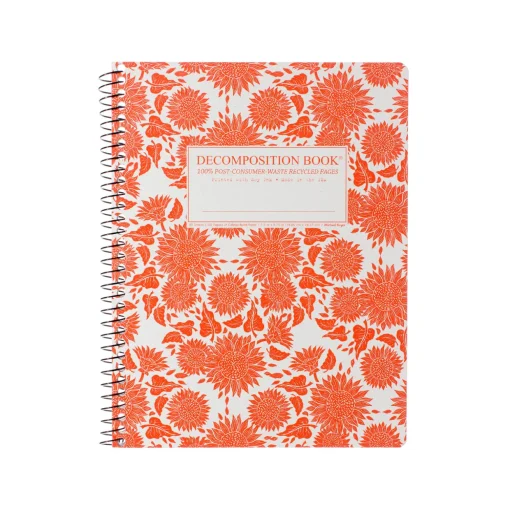 Sunflowers Large Spiral Notebook