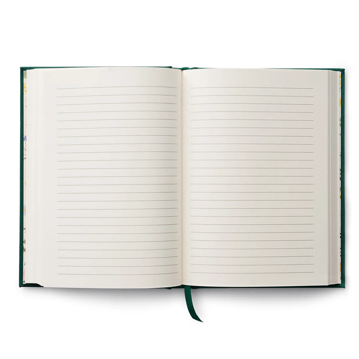 There Are Always Flowers Embroidered Fabric Journal