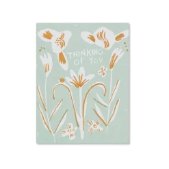 Thinking of You Lilies Greeting Card