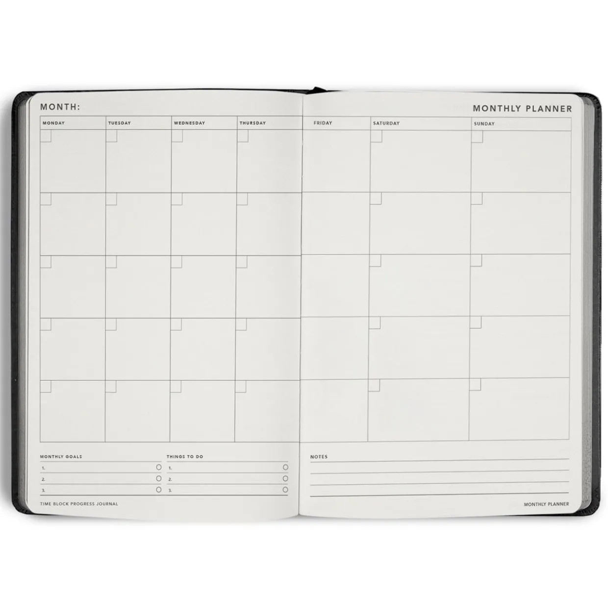 Time Block Progress Journal