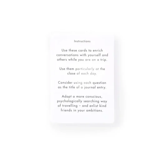 Travel Therapy Card Set