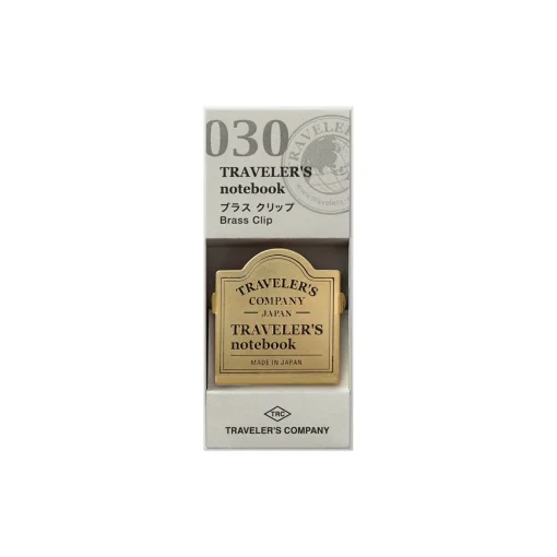 Traveler's Notebook Brass Clip