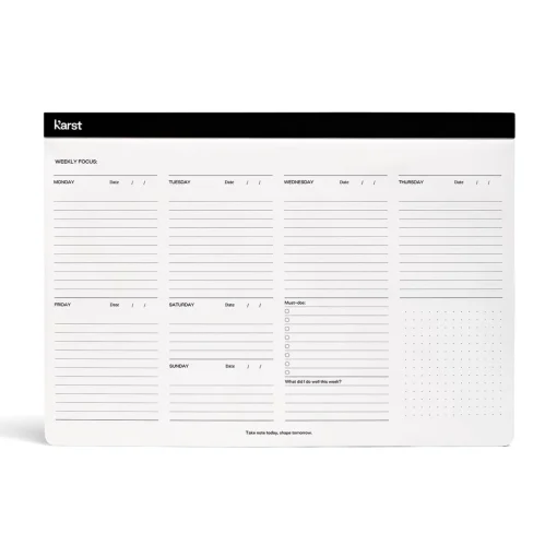 Weekly Desk Pad