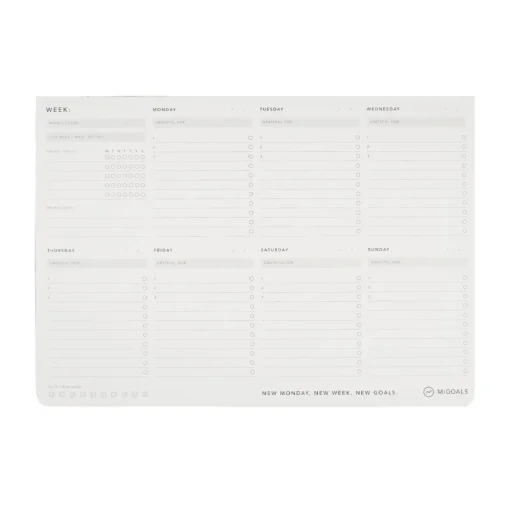 Weekly Desk Pad