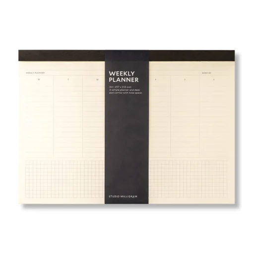 Weekly Desk Pad A4