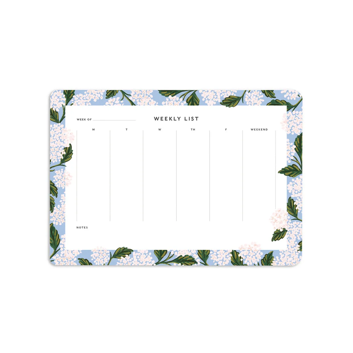 Weekly Deskpad Hydrangea